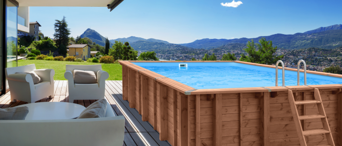 Luxusný drevený bazén Oaza