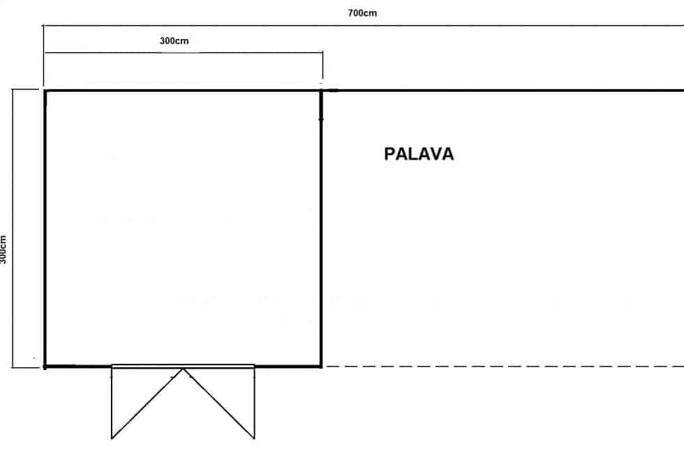 palava chatka s pristreskom nájkres