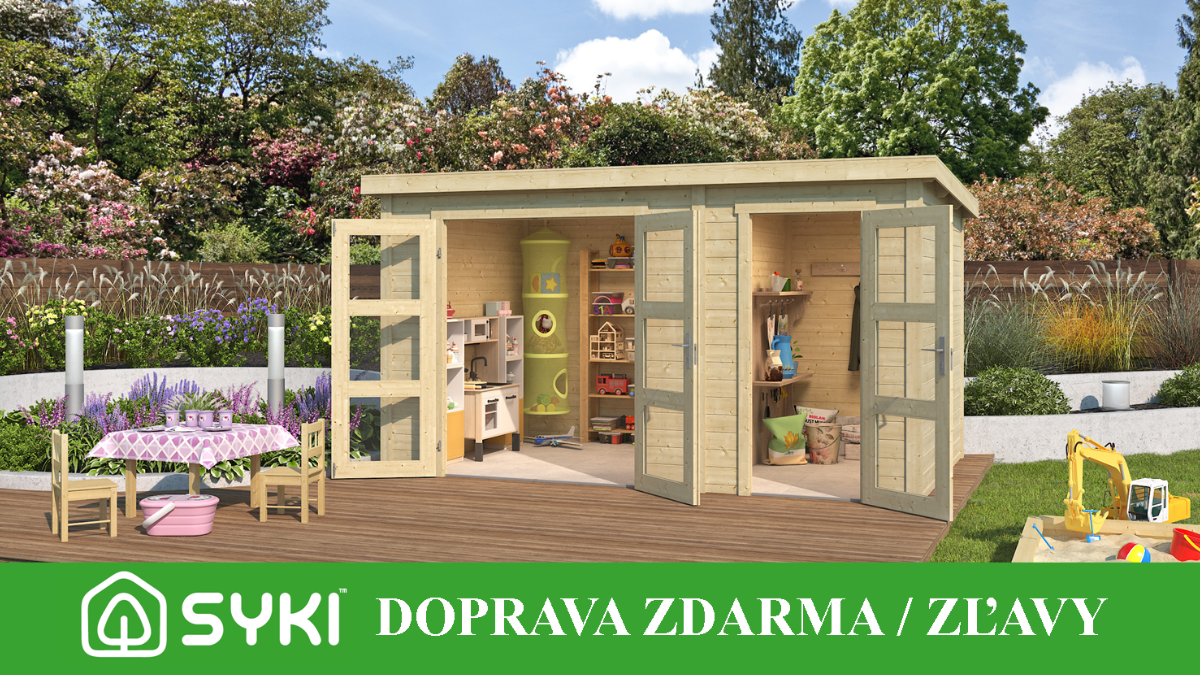 Montované chatky a domčeky 